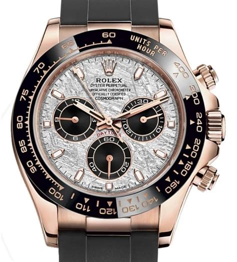 rolex daytona meteorite everose|Rolex daytona two tone price.